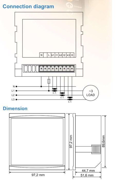 ILEC DVM3-96 specifications