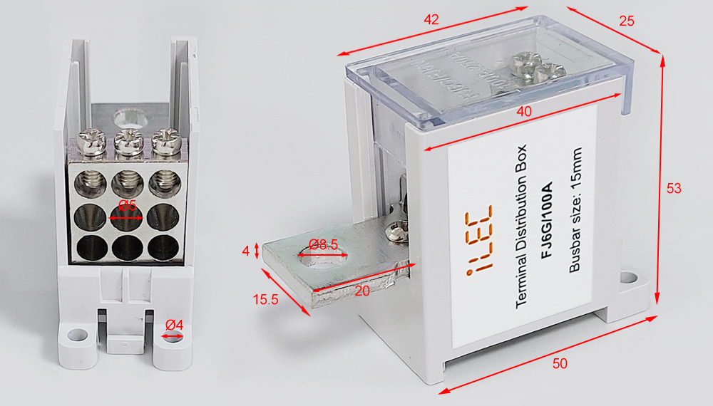 Dimension of iLEC FJ6G/100A