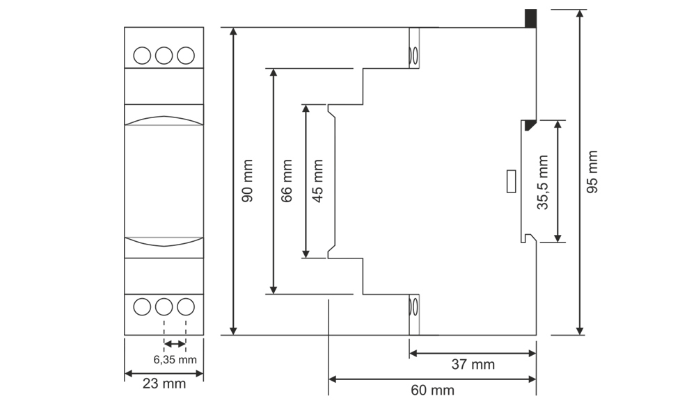 RT6-SD30-U Dimension