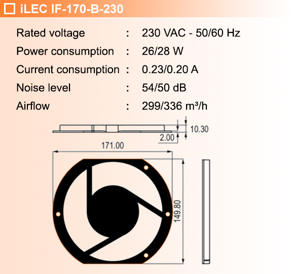 Technical Data IF-170-B-230